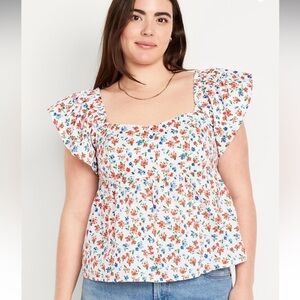 Old Navy Floral Print Women's Top